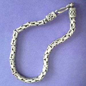 Brighton silver brace;let